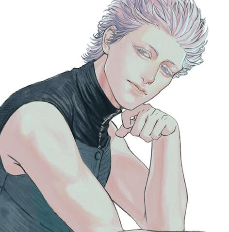 For B&W watercolor style